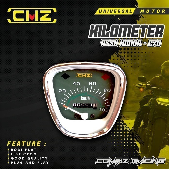 Kianoka Kilometer Speedometer Assy Honda C - 70 Universal Motor