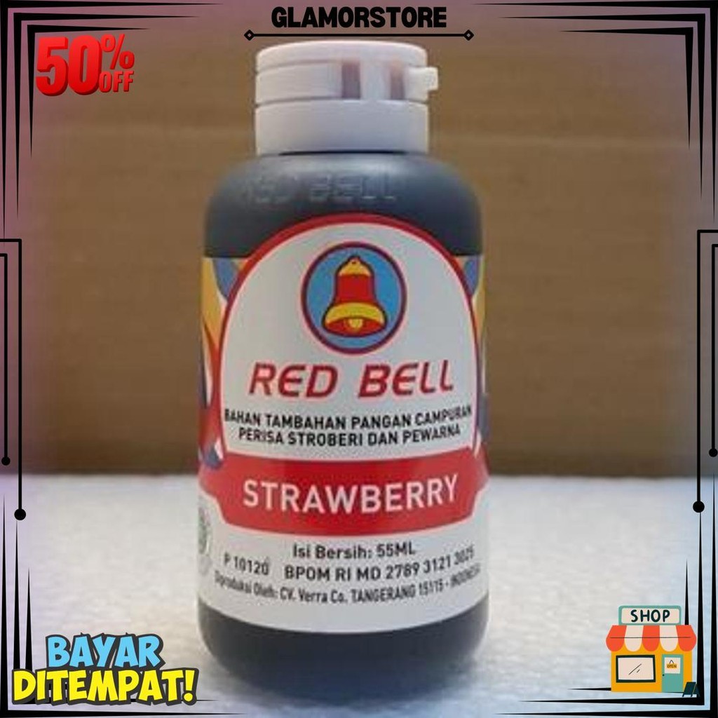 

Pewarna Dan Perisa Red Bell Rasa Strawberry 55Ml Bj Sale