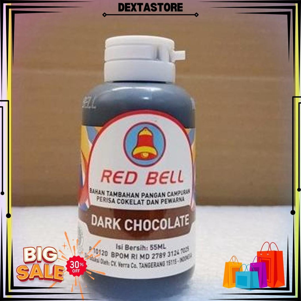 

Pewarna Dan Perisa Red Bell Rasa Dark Chocolate Coklat 55Ml Bj Sale