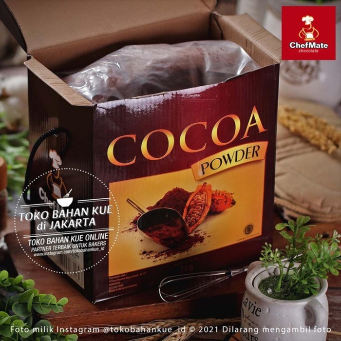 

BERKUALITAS Chmate Purecocoa Powder 2kg Coklat Bubuk Murni Cokelat Pure Cocoa