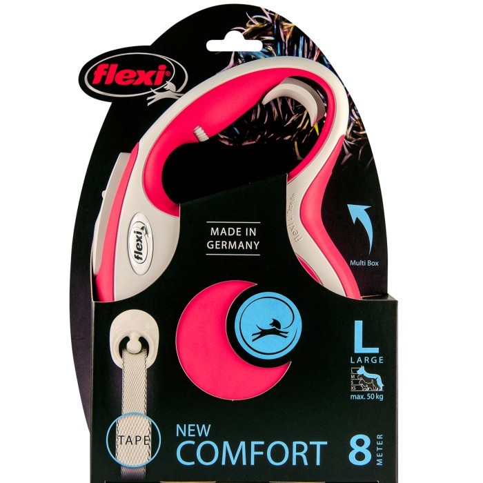 PROMO FLEXI New Comfort Tape 8m - LARGE / Retractable Leash-GERMANY