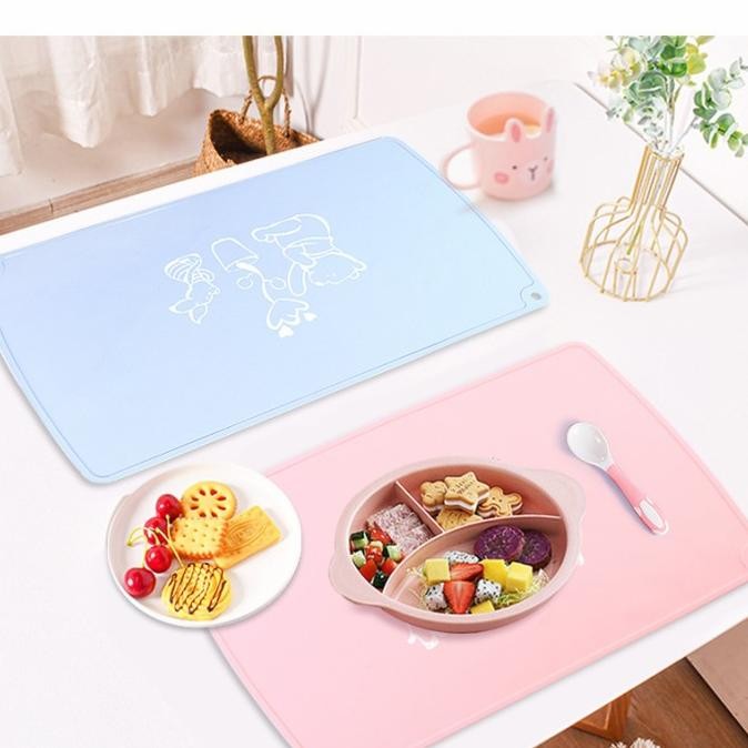 silicone kids dining mat / silicone mat / table mat / tatakan makan