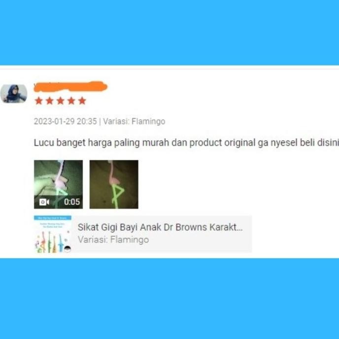 Sikat Gigi Dr Brown Sikat Gigi Bayi 1 Tahun Karakter Binatang Lucu LDS