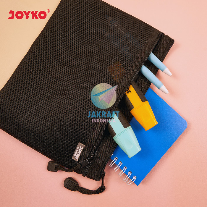 

Document Bag Jaring Zipper Joyko Dcb-49 A5 Busa Foam Empuk Hitam Buku Tulis Sidu Notebook Stationery