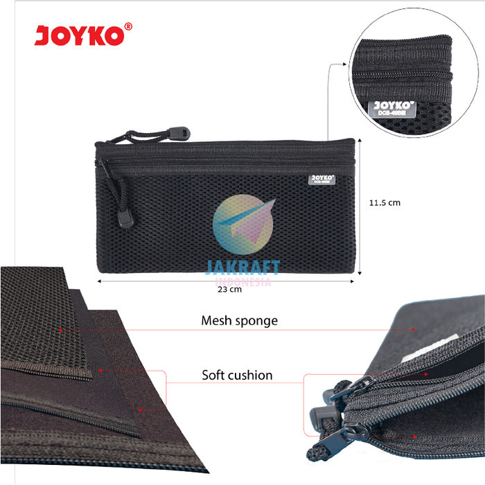 

Document Bag Jaring Zipper Joyko Dcb-49 Bill Busa Foam Empuk Hitam Giro Tempat Pensil Alat Tulis