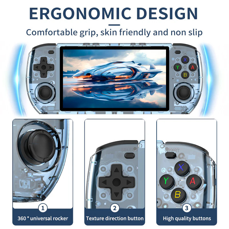 Powkiddy RGB10 MAX3 Handheld Portable Game Console Retro Video Game Classic