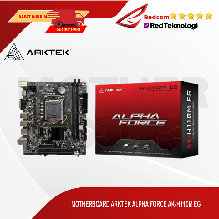BISA GOSEND MOTHERBOARD ARKTEK ALPHA FORCE AK-H110M EG TERLARIS