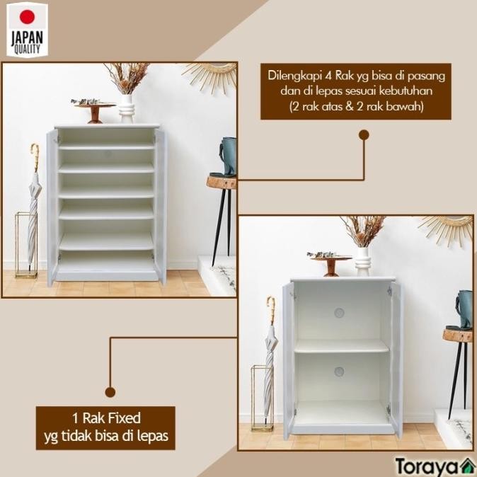 Lemari Sepatu/ Lemari Buku/ Shoe Cabinet/ Bookcase/ CA 60 W