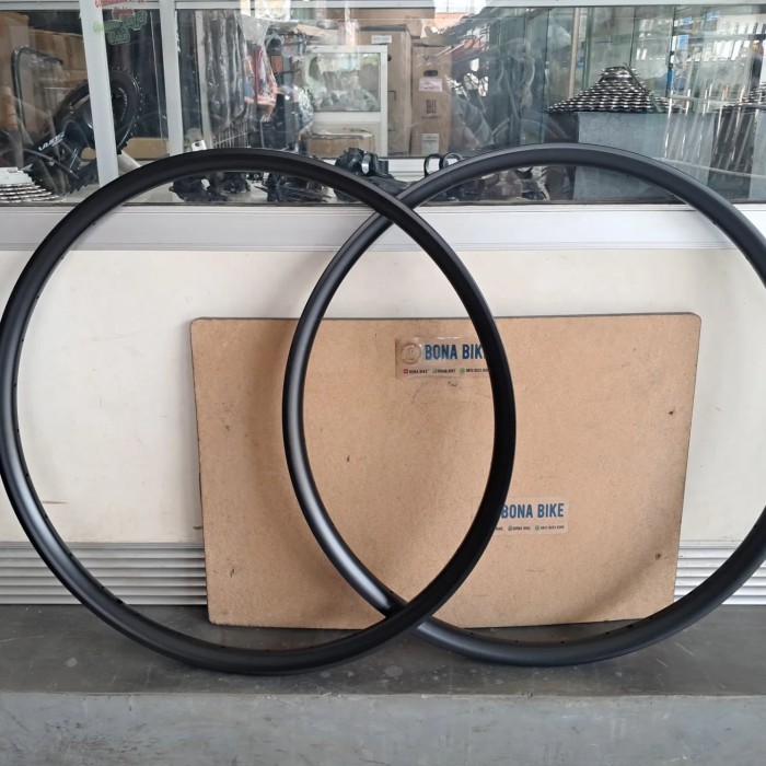 Rims 27.5 inch Patrol Dominate lebar 35mm Black - Velg Sepeda 32H - Pentil presta - rim