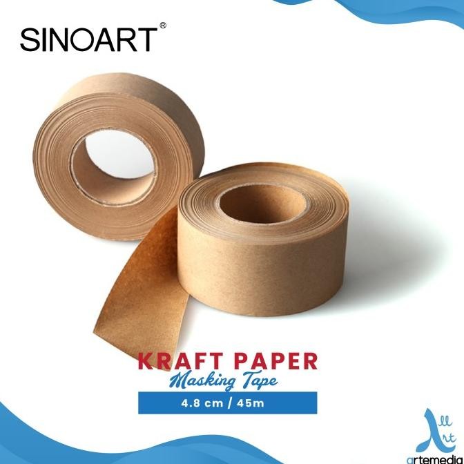 

Sale Selotip Kertas Sinoart Kraft Paper Masking Tape