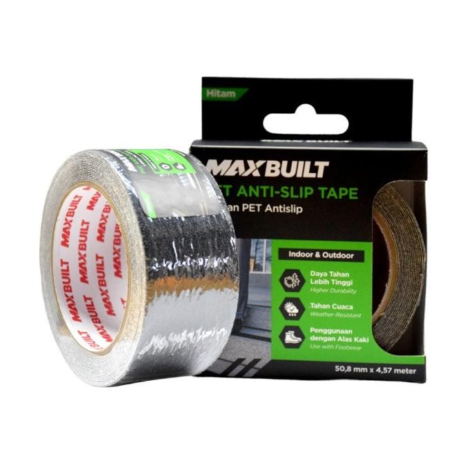 

Sale Azko Maxbuilt 5Cmx4.5 Mtr Isolasi Anti Slip Pet - Hitam Tape Safetywalk Lakban Anti Slip Serbaguna Perlengkapan Keselamatan