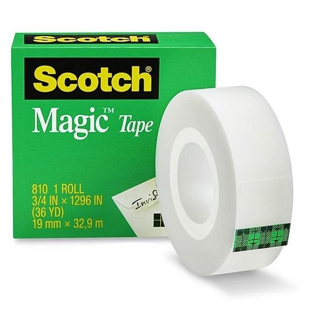 Sale Solasi Magic Bisa Tulis Magic Tape Scotch 3/4 Inch ( 36 Mm ) Refill
