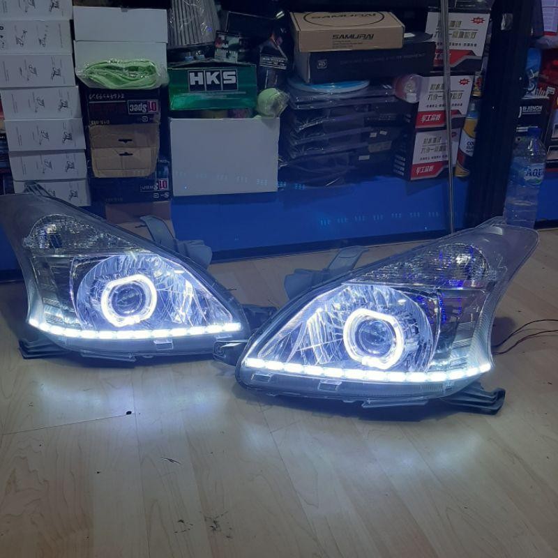 Headlamp Avanza Veloz Xenia 2012 - 2015 Custom Projector Led Drl