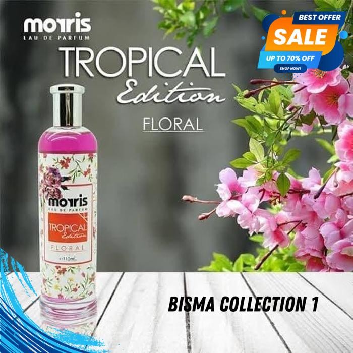 MORRIS PARFUM TROPICAL EDITION 110ML EDP - PARFUM MORRIS TROPICAL BY BISMACOLLECTION1 