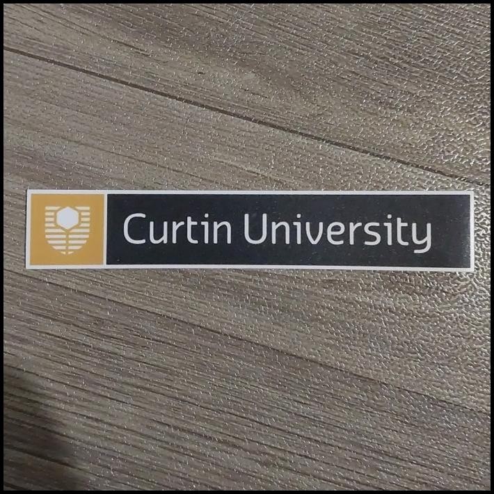 

BEST DEAL STICKER KAMPUS CURTIN UNIVERSITY STIKER !!!!!!