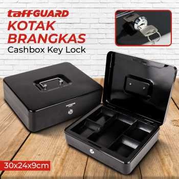 

TaffGUARD Kotak Brankas Uang Cash Safebox Key Lock 30x24x9cm