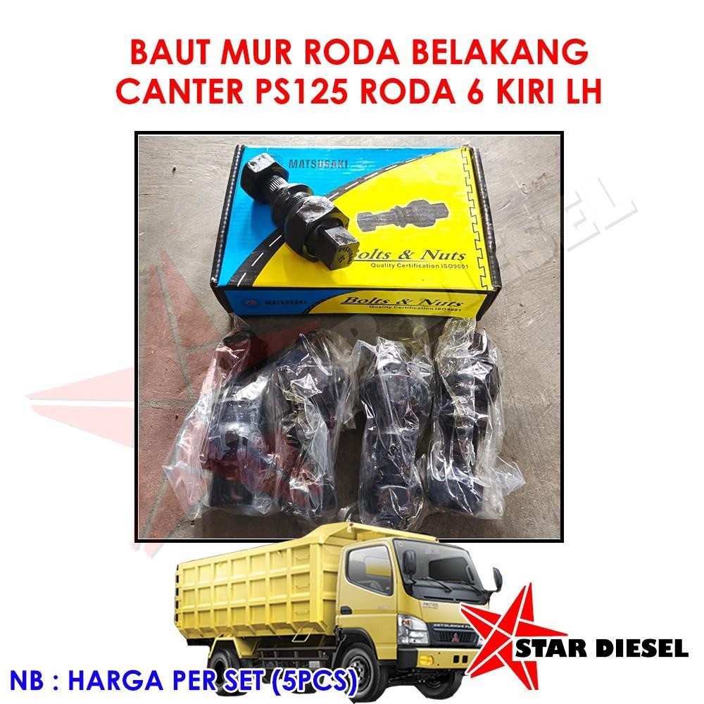 Baut Roda Belakang Canter Kiri Baut Mur Roda Belakang Lh Kiri Colt Diesel Canter Ps125 Roda 6