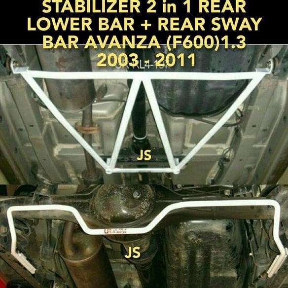 Stabilizer 2 In 1 Rear Lower Bar + Rear Sway Bar Avanza 2003 - 2011