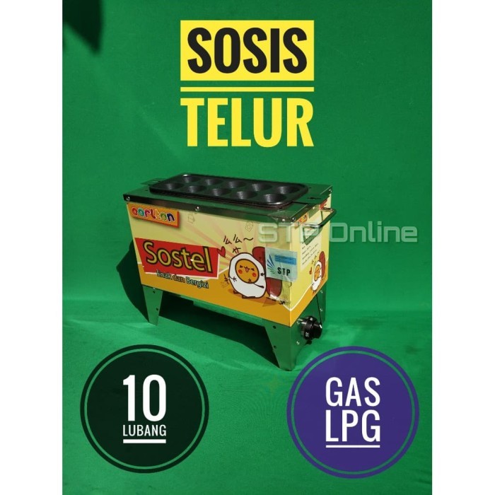 PROMO! Mesin SOSTEL Gas 10 Lubang