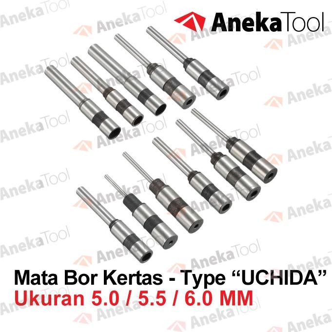 

sale! mata bor kertas uchida uk. 5.0 / 5.5 / 6.0 mm pembolong kertas paper b