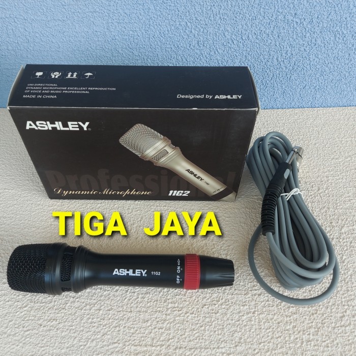 Hilmawanmall - Mic Kabel Ashley 11G2 Microphone Mik Kabel Ashley 11 G2