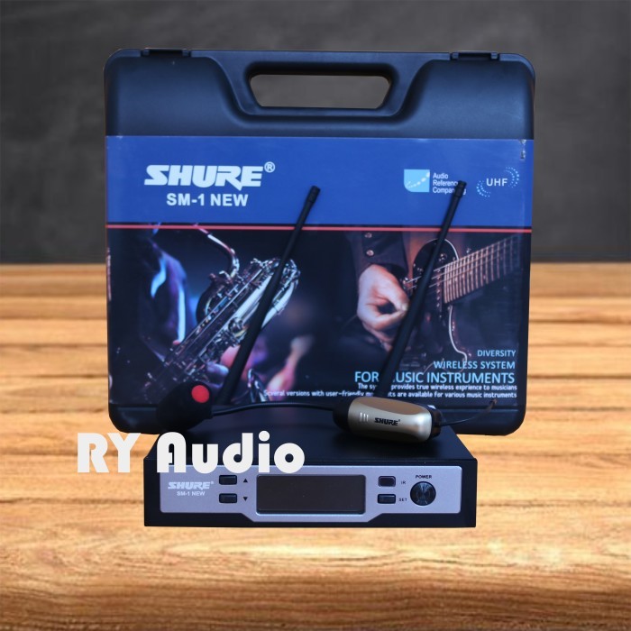 Hilmawanmall - Mic Wireless Saxophone Shure Sm 1 Multi Chanel