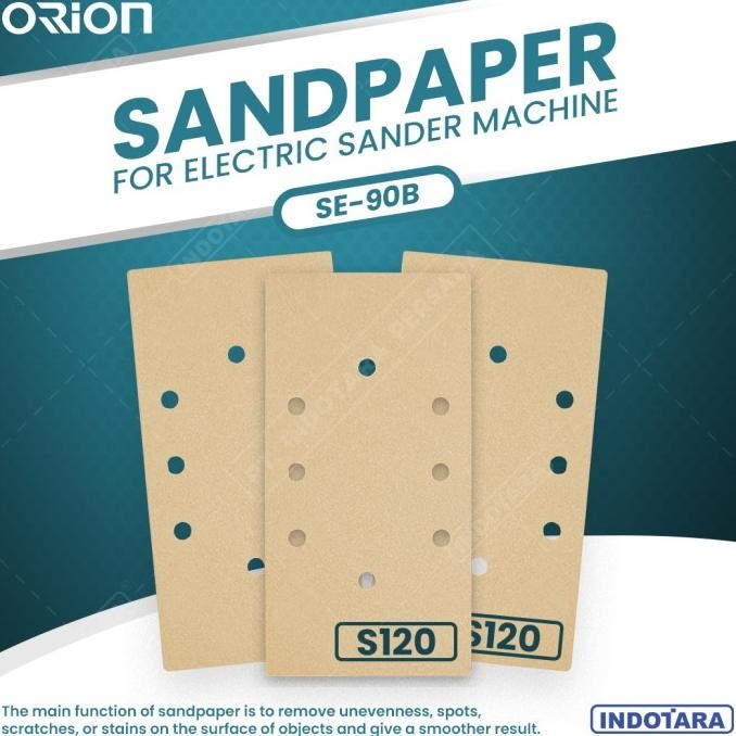 

sale! 20 pcs kertas amplas kotak persegi 95 x 245 mm - orion sanding paper