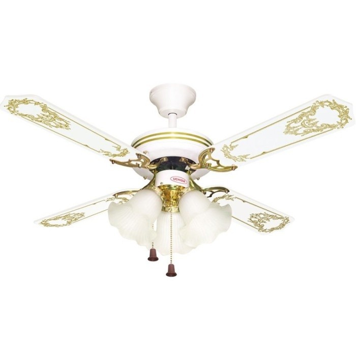 Maspion MCF42203WH MCF-42203WH MCF 42203 WH MCF42203 WH Ceiling Fan 42 inch 4 Blade 3 Lampu