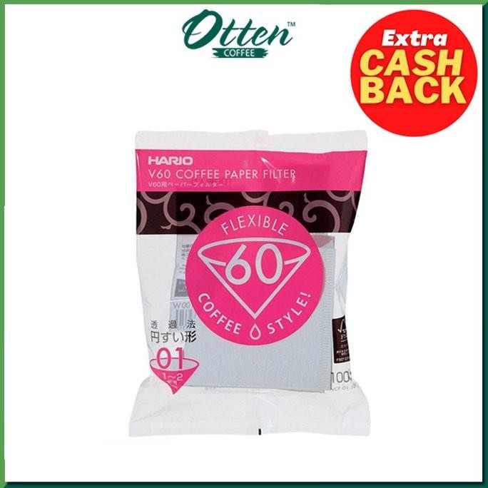 

sale! hario paper filter - kertas saringan kopi v60 - vcf-01-100w