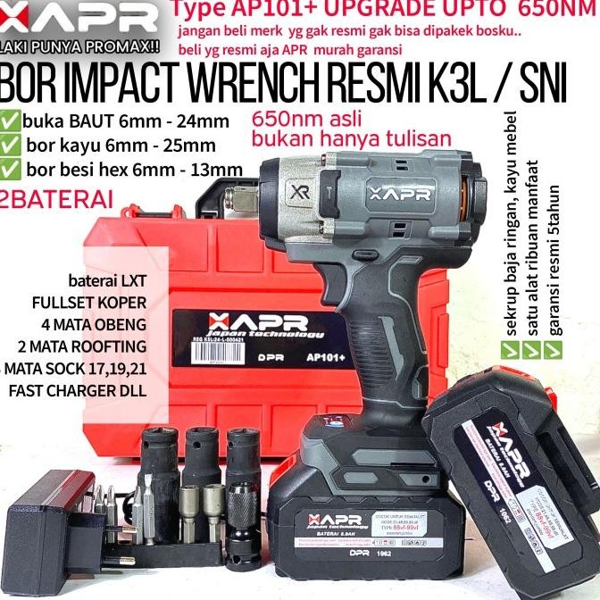 {{{{{{] Mesin impact Drill Wrench Cordless Mesin Buka Pasang Ban Mobil & Motor
