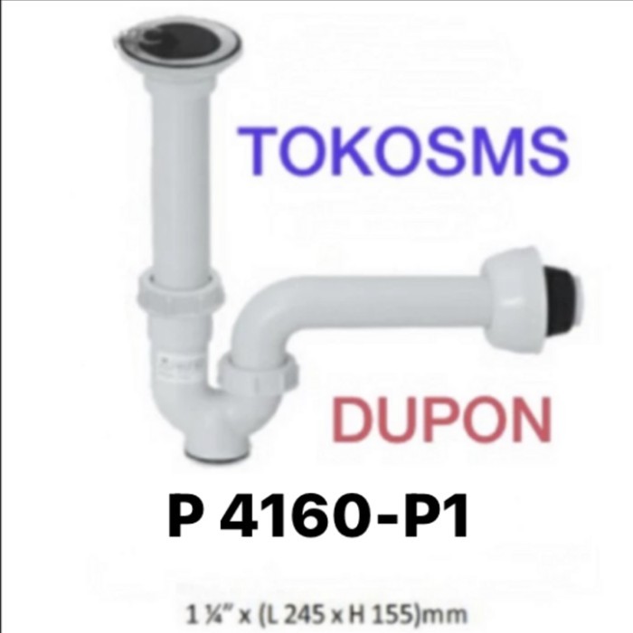 sifon angsa dupon P4163-P1 afur wastafel plastik washtafel