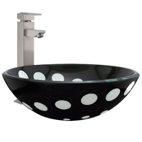 TERLARIS Wastafel kamar mandi - Wastafel cuci tangan kaca - P91