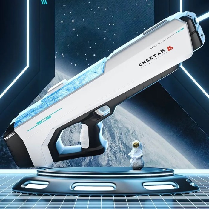 TERLARIS Mainan WaterGun Elektrik Otomatis - Water Gun Elektrik Cheetah