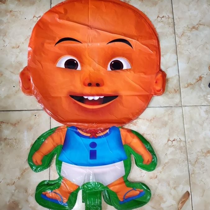 #@#@#@#@] balon foil upin ipin karakter dekorasi pesta ukuran besar 45 x 65 cm