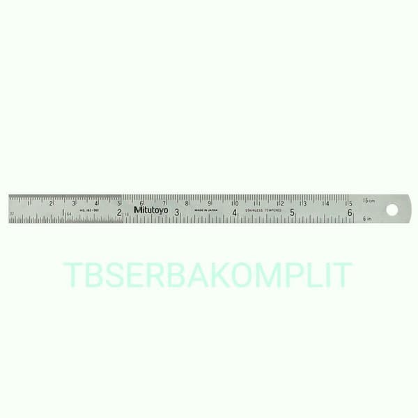 

TERBARU! Penggaris Mitutoyo 15cm 182-302 Stainless Steel Semi Flexible Rules