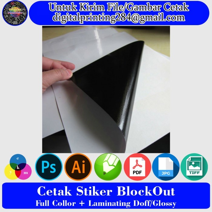 

Stiker Blockout Cetak Full Collor
