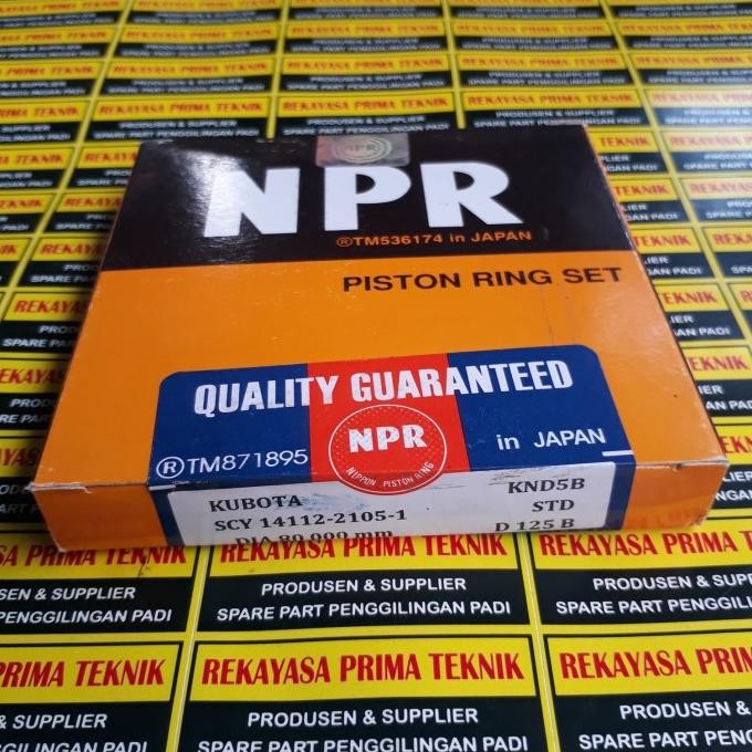 hanya disini] KND5B RING PISTON ONLY DISEL KUBOTA LAMA KND 5B KND 5 B
