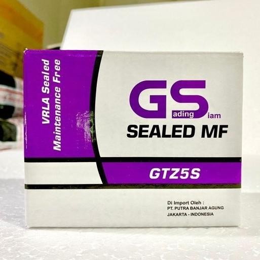Aki Motor GS GTZ5S Yamaha Jupiter Z, Jupiter Z1, Jupiter MX135
