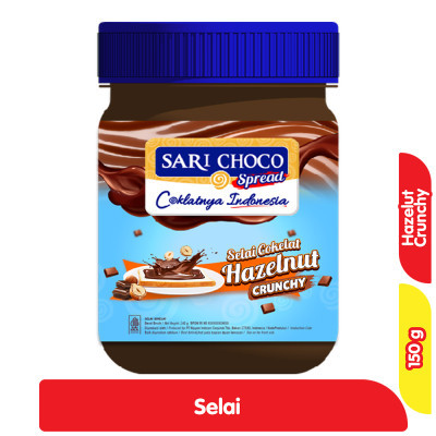 

Sari Choco Selai Cokelat Hazelnut Crunchy 150 g