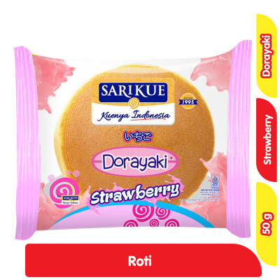 

Sari Kue by Sari Roti Dorayaki Stroberi 50 g