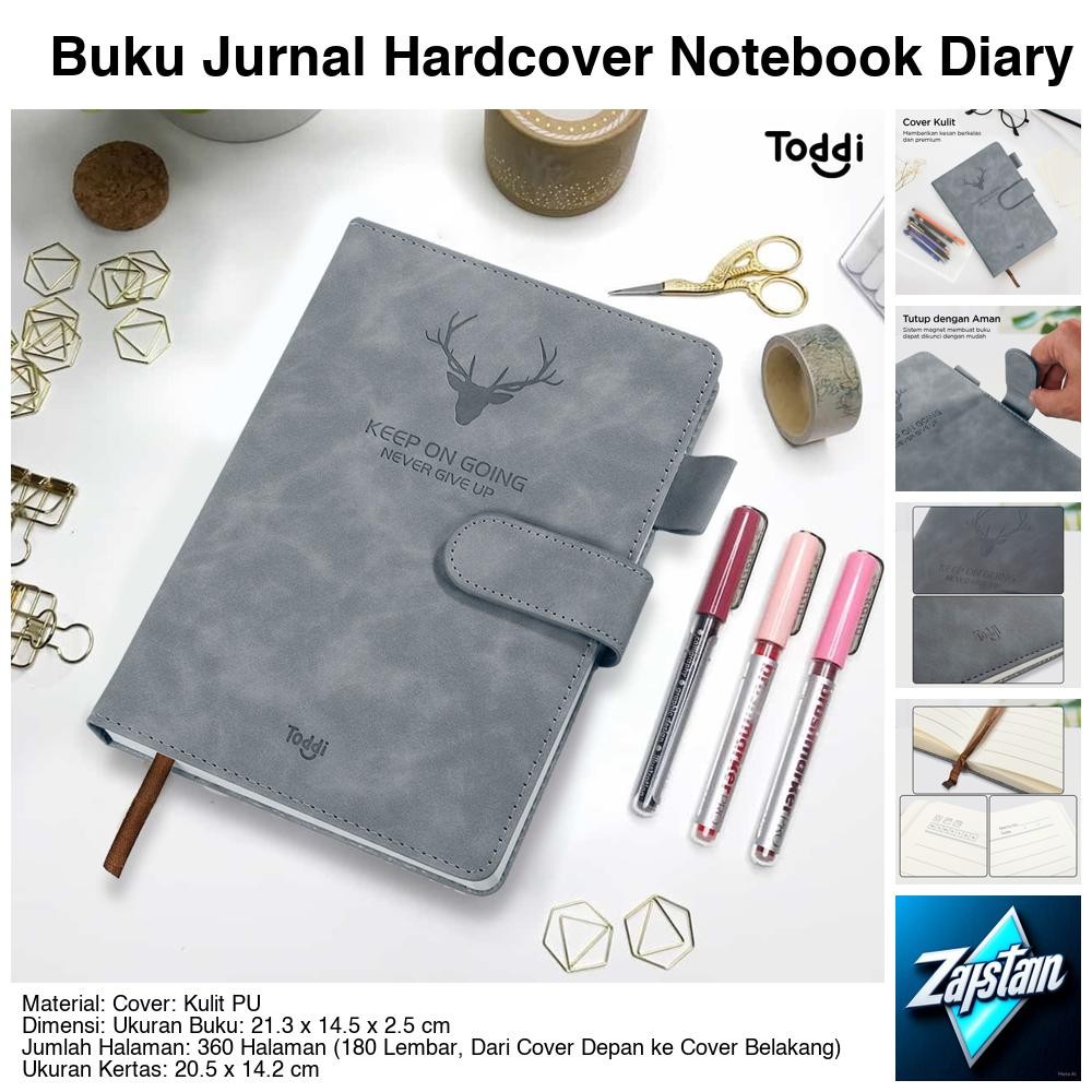 

Buku Jurnal Hardcover Notebook Diary 68GSM 360 Halaman Grid - TL5