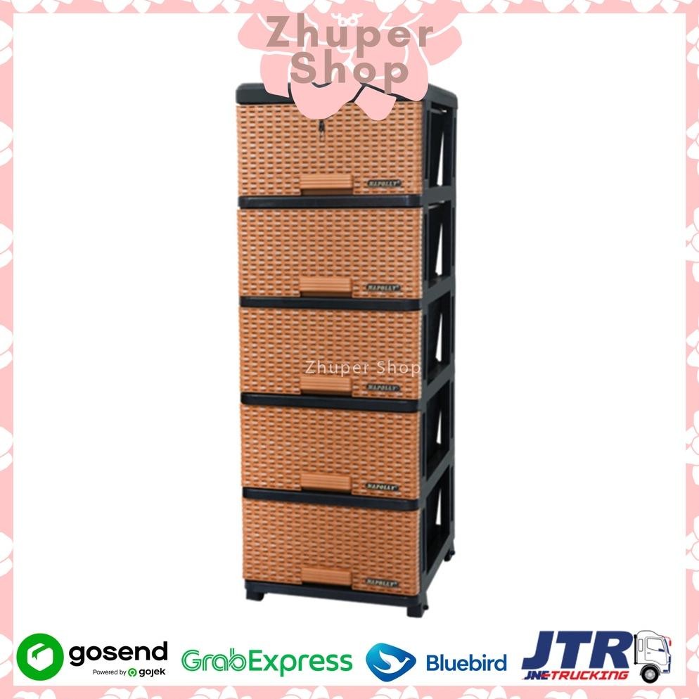 RAK LACI NAPOLLY 4 susun 5 susun KUNCI Contac 400 K1 // Contac 500 K1