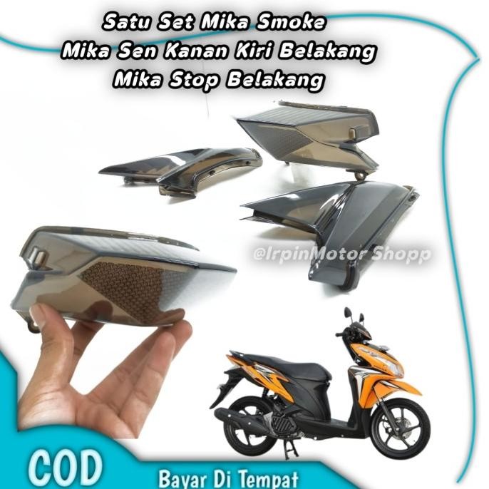 BEST SELLER MIKA STOP LAMPU BELAKANG VARIO 125 OLD BOHLAM MIKA SMOKE VARIO 125