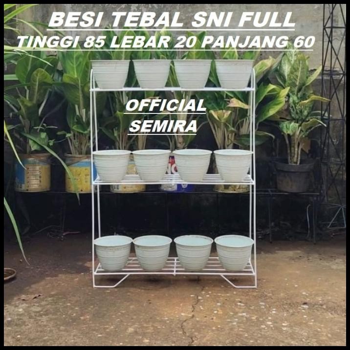 Rak Besi Pot Bunga 3 Susun Tanaman Hias/RAK SEPATU MODERN/STANDING POT