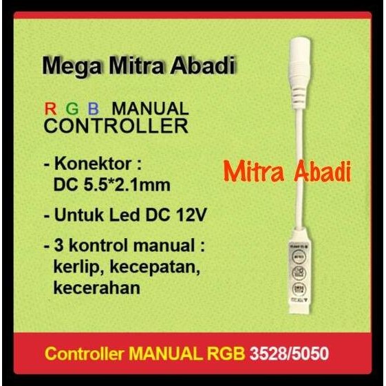 Driver RGB Manual Jack DC Controller