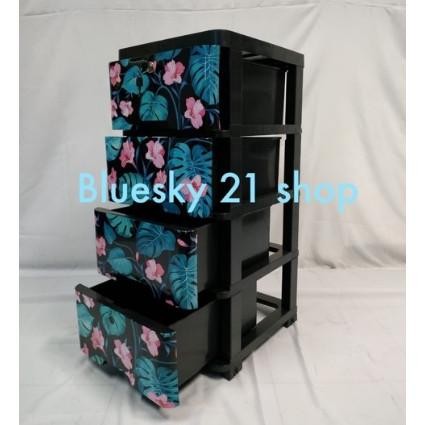 LACI PLASTIK / LEMARI PLASTIK/ RAK PLASTIK SERBAGUNA 4 SUSUN 5 SUSUN / MIAMI LACI 4 SUSUN 5 SUSUN