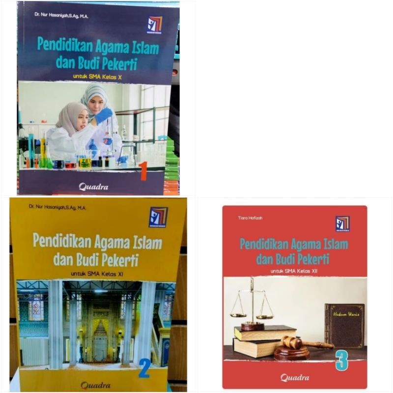 Buku Pendidikan Agama Islam Quadra SMA Kelas 10-12 Kurikulim Merdeka