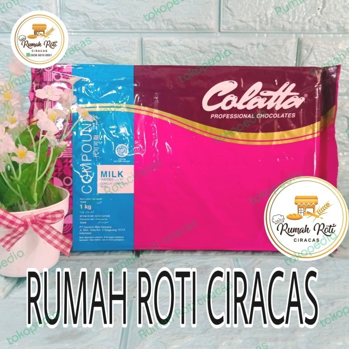 

COLATTA MILK CHOCOLATE 1KG COMPOUND COKLAT BATANG CHOCO