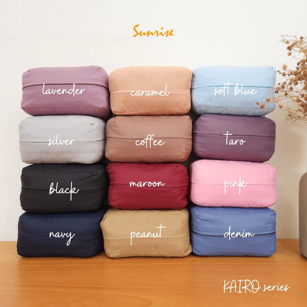 Sunrise - Mukena Travel Mini Parasut Sutera Kairo Series