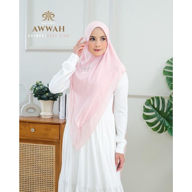 AWWAH Khimar Mayra/Khimar Syari Terbaru Mayra/Khimar Premium/Hijab Terkini